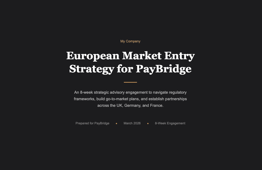 Proposals that sell themselves